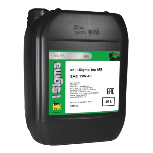 Eni i-Sigma Top MS 15W-40 205 LT МАЗ 106410