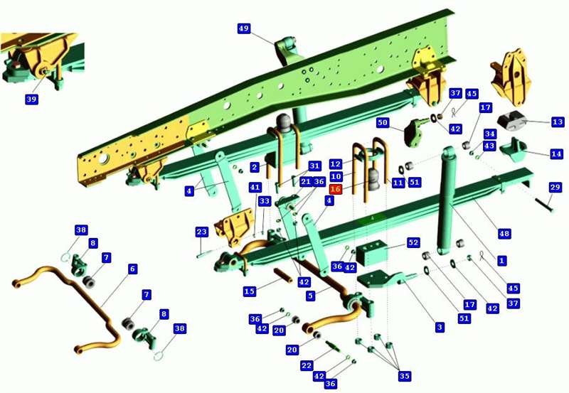 Буфер ресори передньої 64221-2902624 МАЗ 64221-2902624